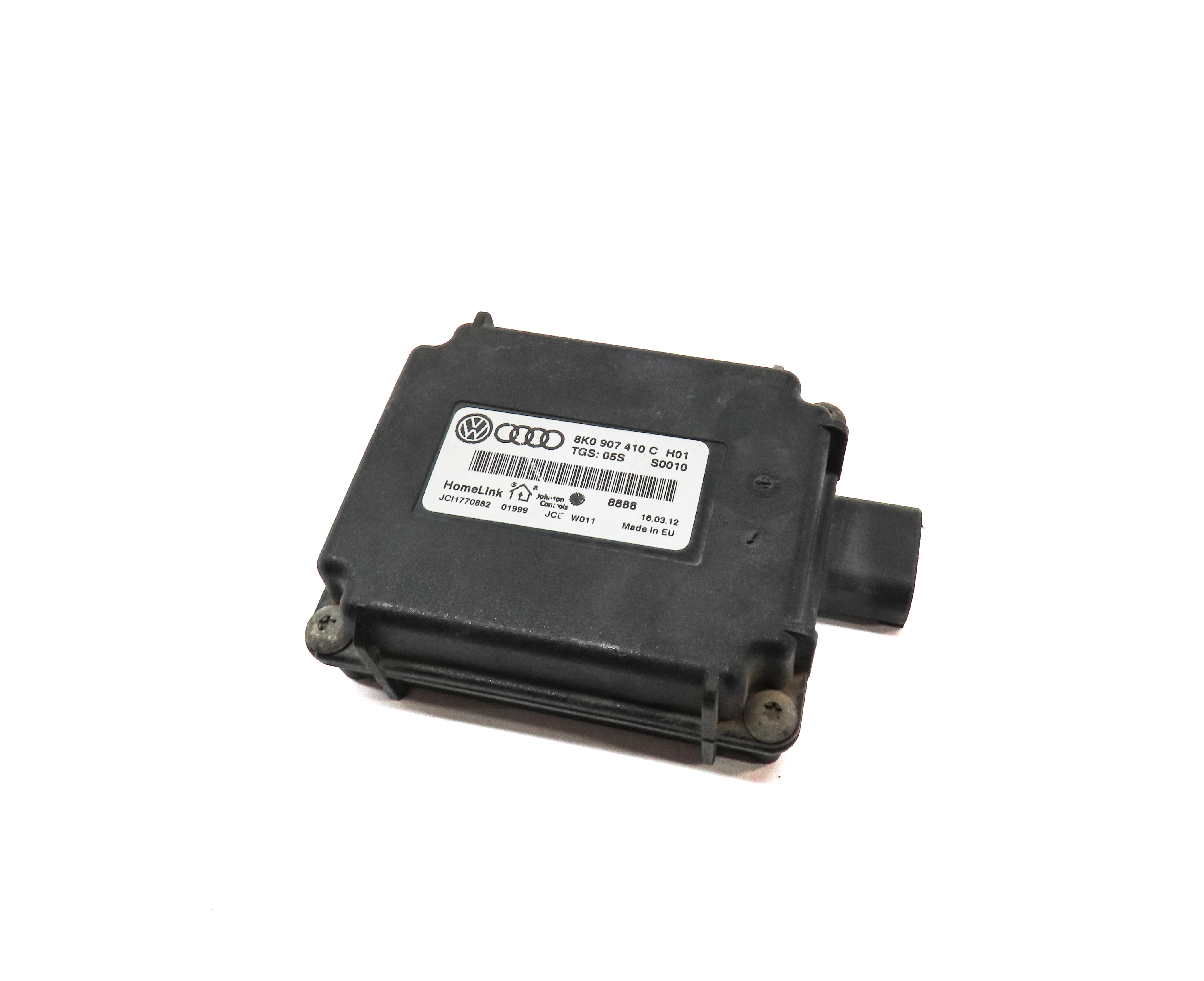 2008-2012 AUDI A4 S4 A5 Q5 Q7 (B8 8K 8T 8R 4L) HOMELINK GARAGE DOOR GATE MODULE — exact item pictured
